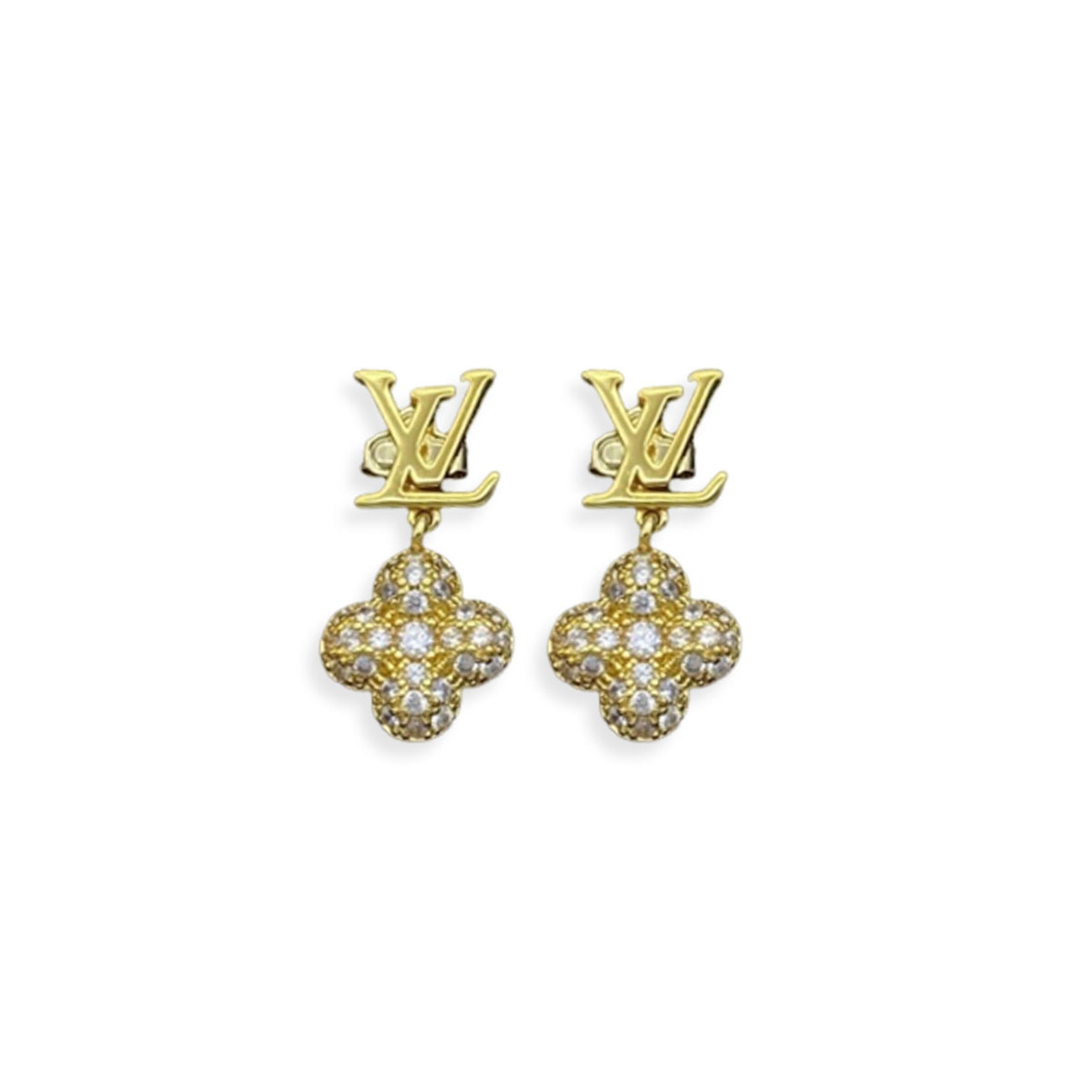l0vis Vvtt0n iconic l0visa strass earrings